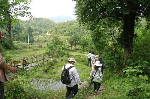 明月山潭下村、朱木村穿越游