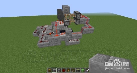 我的世界平地隐藏门教程