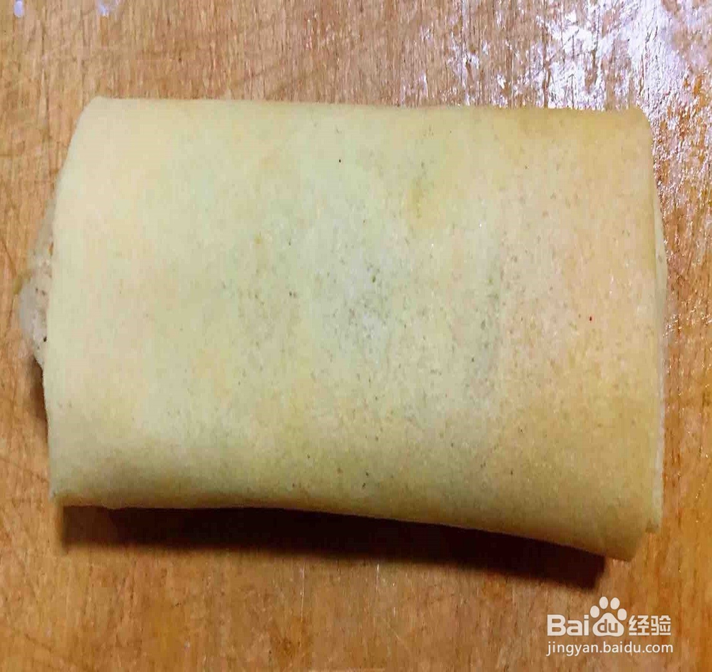煎时蔬春卷的做法