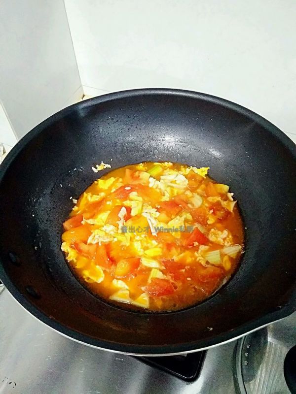 西红柿鸡蛋打卤拉面