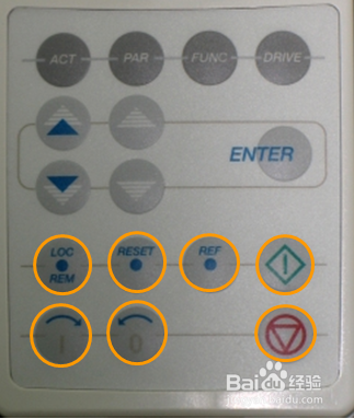 ABB变频器 ACS800操作面板简介
