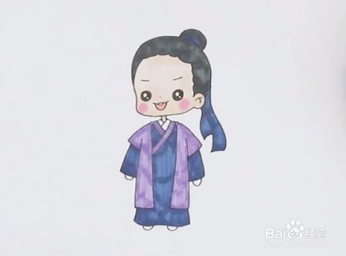 许仙的简笔画怎么画