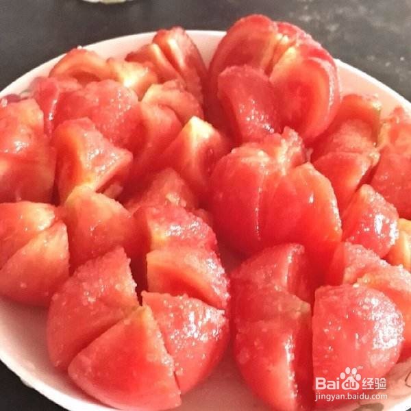 夏天最好吃易做的凉拌西红柿