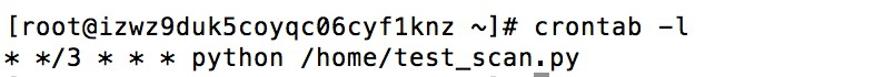 Linux 下用 crontab 设置定时执行python 程序