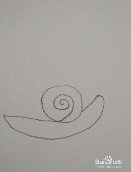 如何画简笔画——小蜗牛