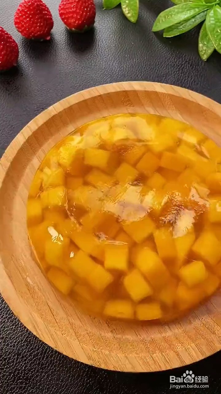芒果果冻怎么做