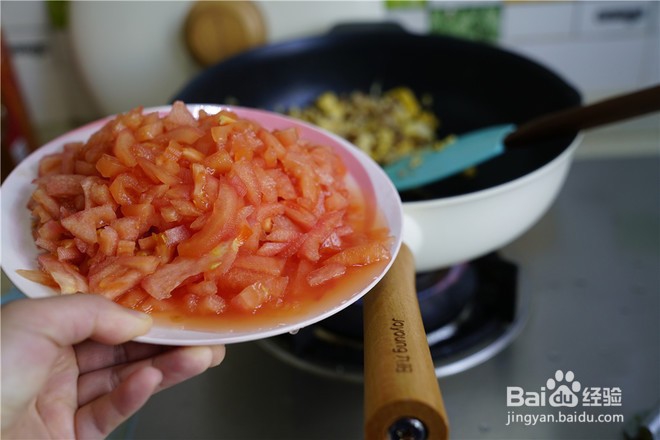 肉末鸡蛋卡通意面