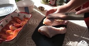 食补佳品番茄百里香烤鸡腿的做法