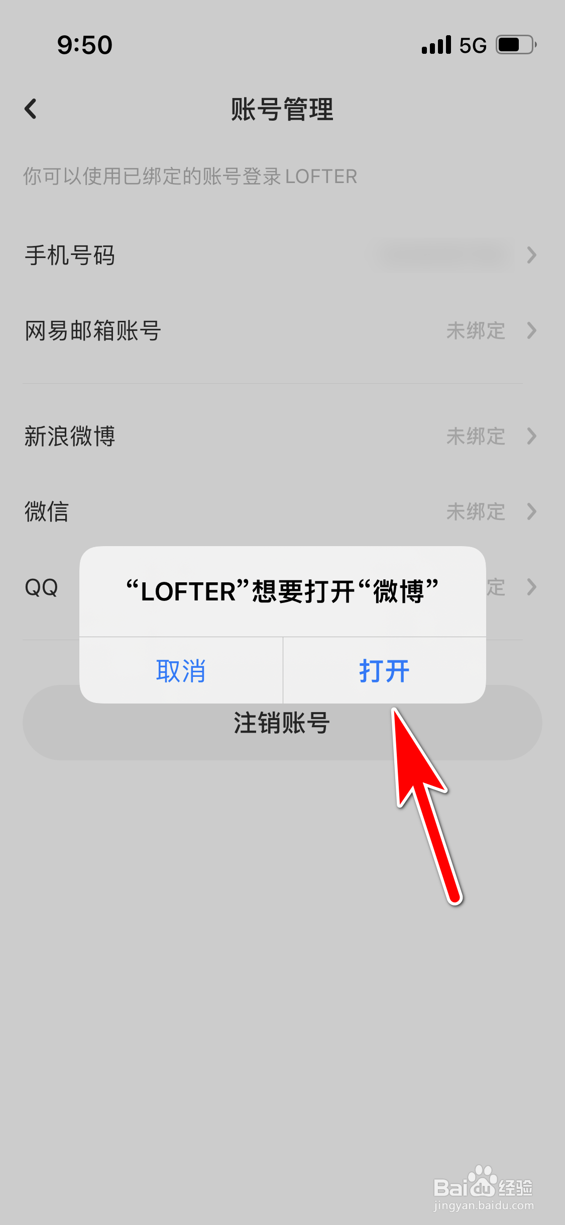 LOFTER怎么允许使用我的新浪微博账号登录
