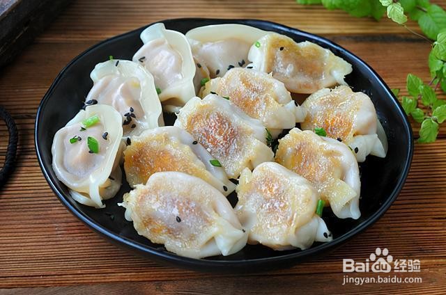 家庭自制电饭锅煎饺