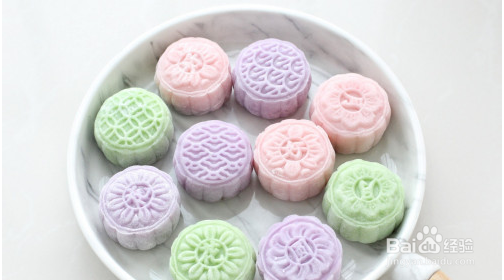 彩色冰皮月饼皮怎么做