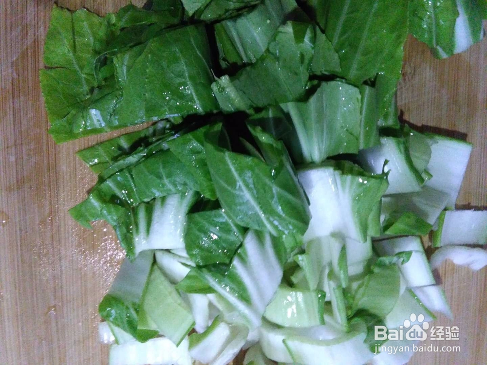 青菜炒鸡蛋的做法