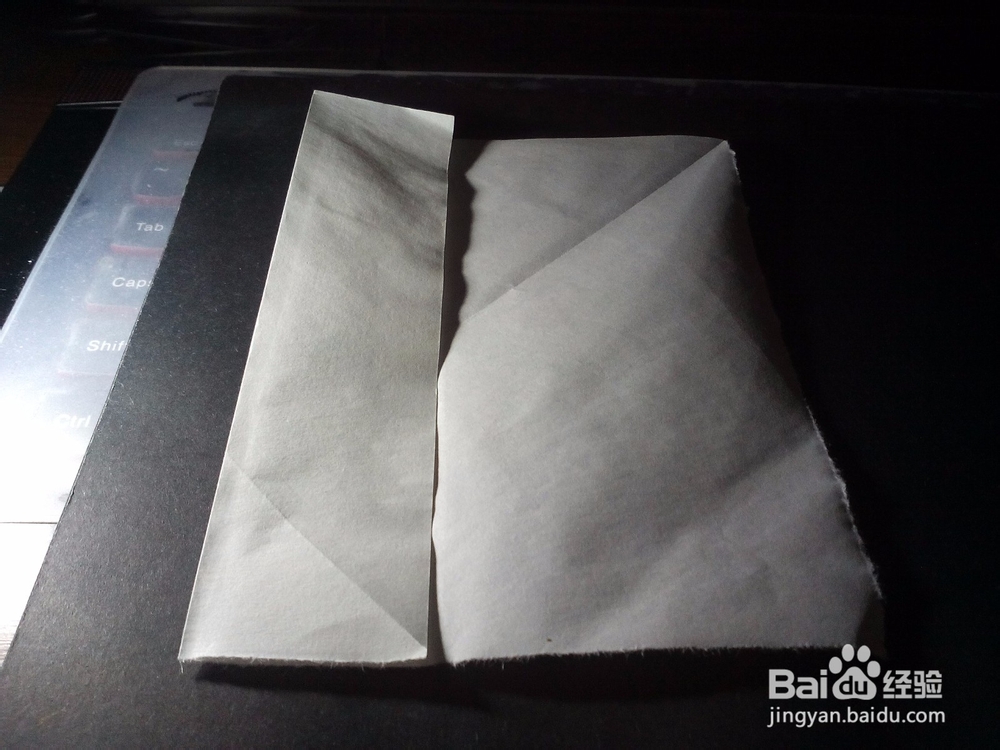 双型小船的简单折法