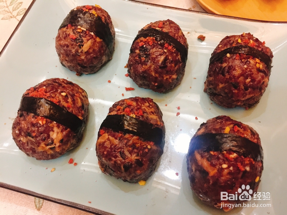 美食节做的饭团