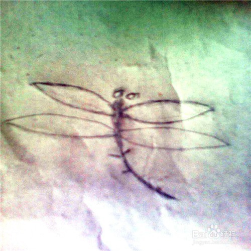 简笔画蜻蜓的画法