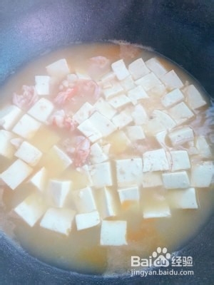 家常菜（鲜虾豆腐）的做法