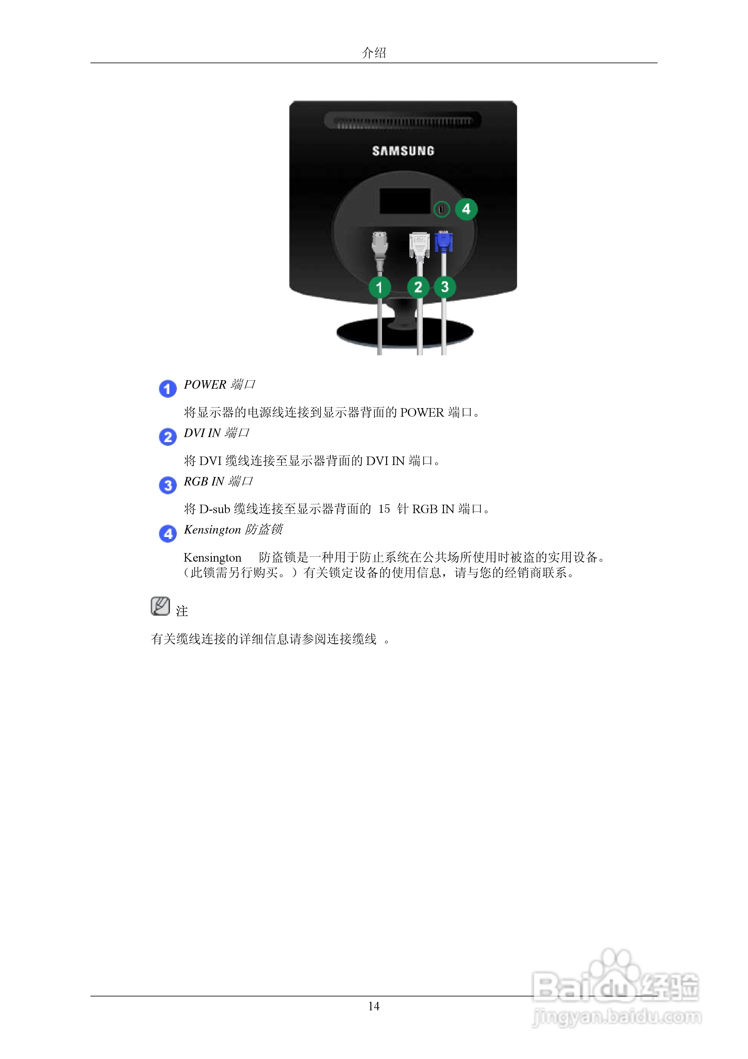 三星932BEPLUS液晶显示器使用说明书:[2]
