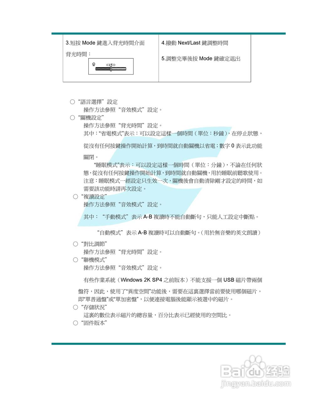 旺德电通WD-2906(1R) MP3数位随身听说明书:[2]