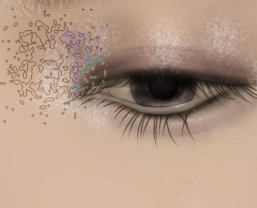 PS绘制流泪的晶莹眼睛-PS手绘教程