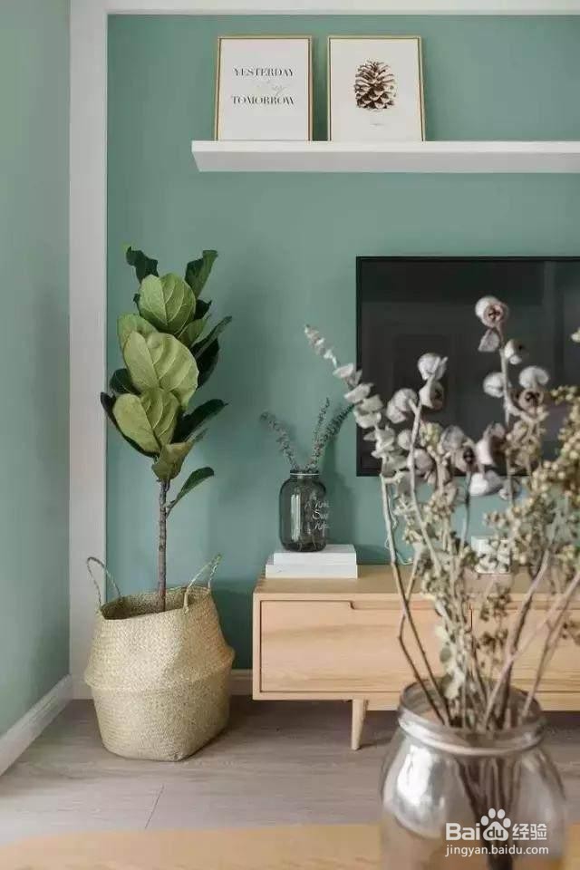 116平清新薄荷绿北欧风格装修效果图