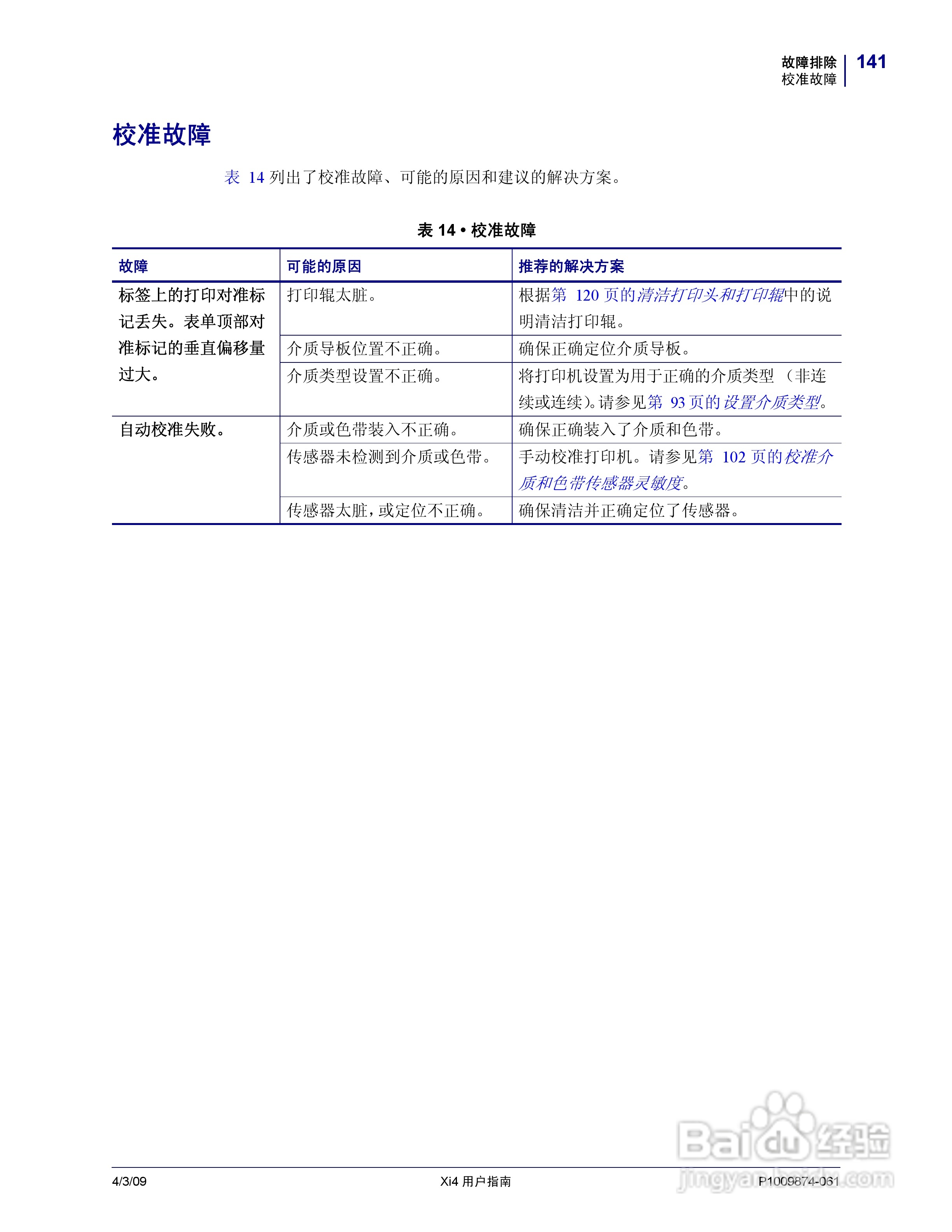 斑马110Xi4打印机使用说明书:[15]