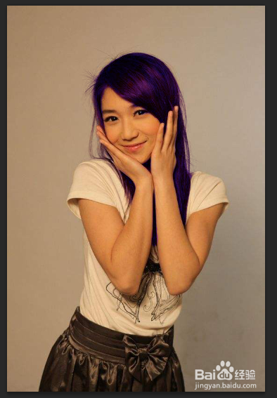 PS教你快速更换人物头发颜色