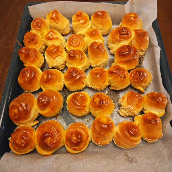 蜂蜜脆底小面包