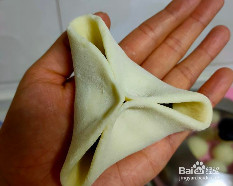 黑芝麻糖三角的做法