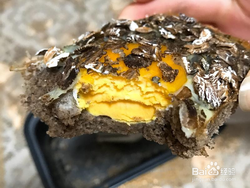 燕麦黑全麦鸡蛋糕的做法