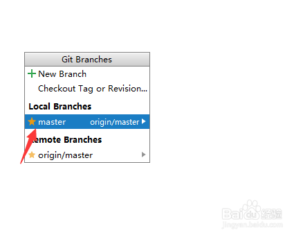 pycharm中git怎么分支上添加标签