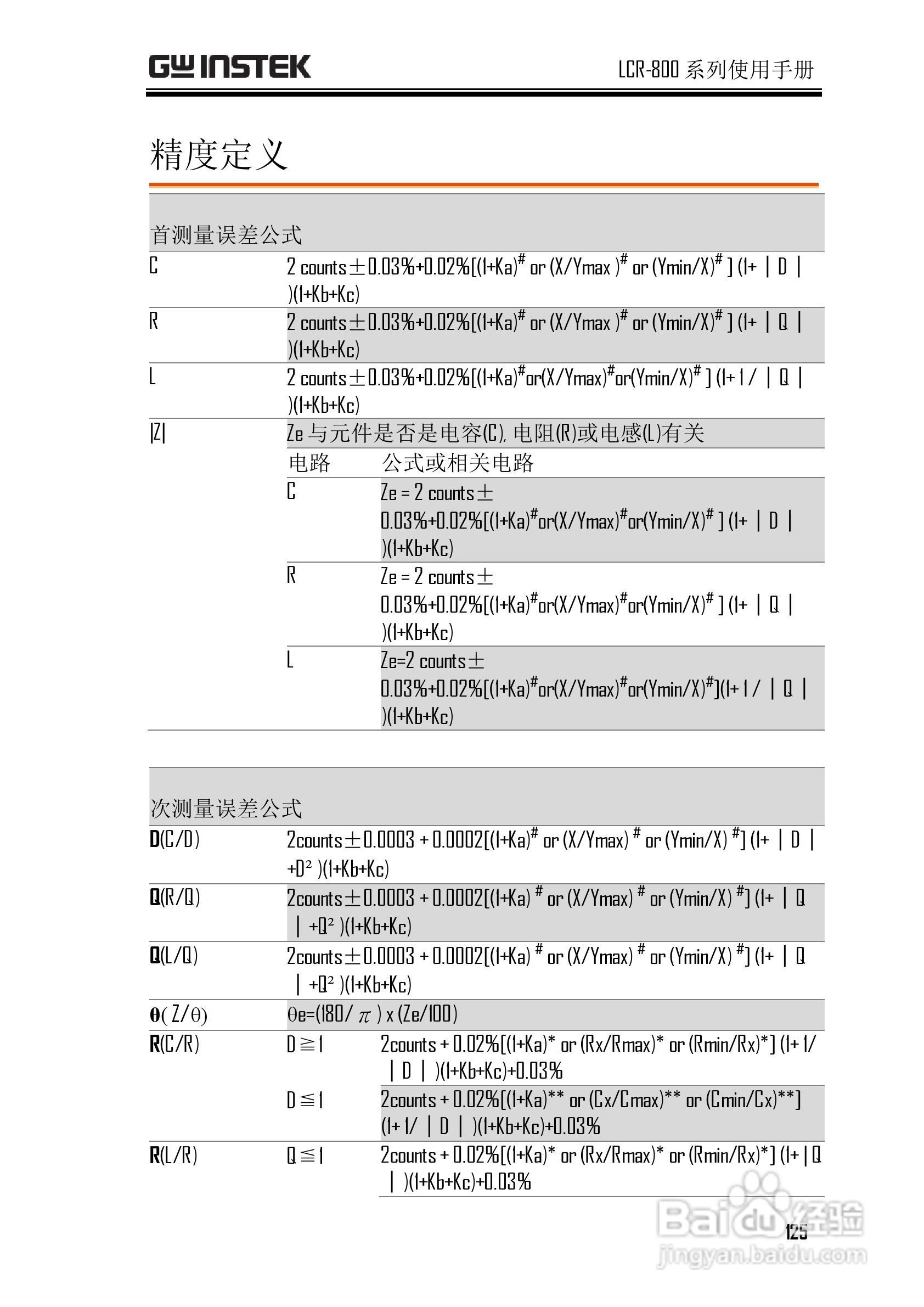 固纬LCR-821高精度LCR测试仪使用说明书:[13]