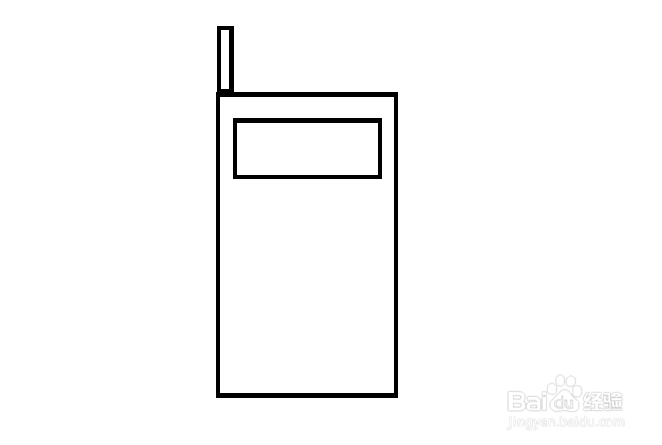 儿童简笔画教程：[2]怎样画手机