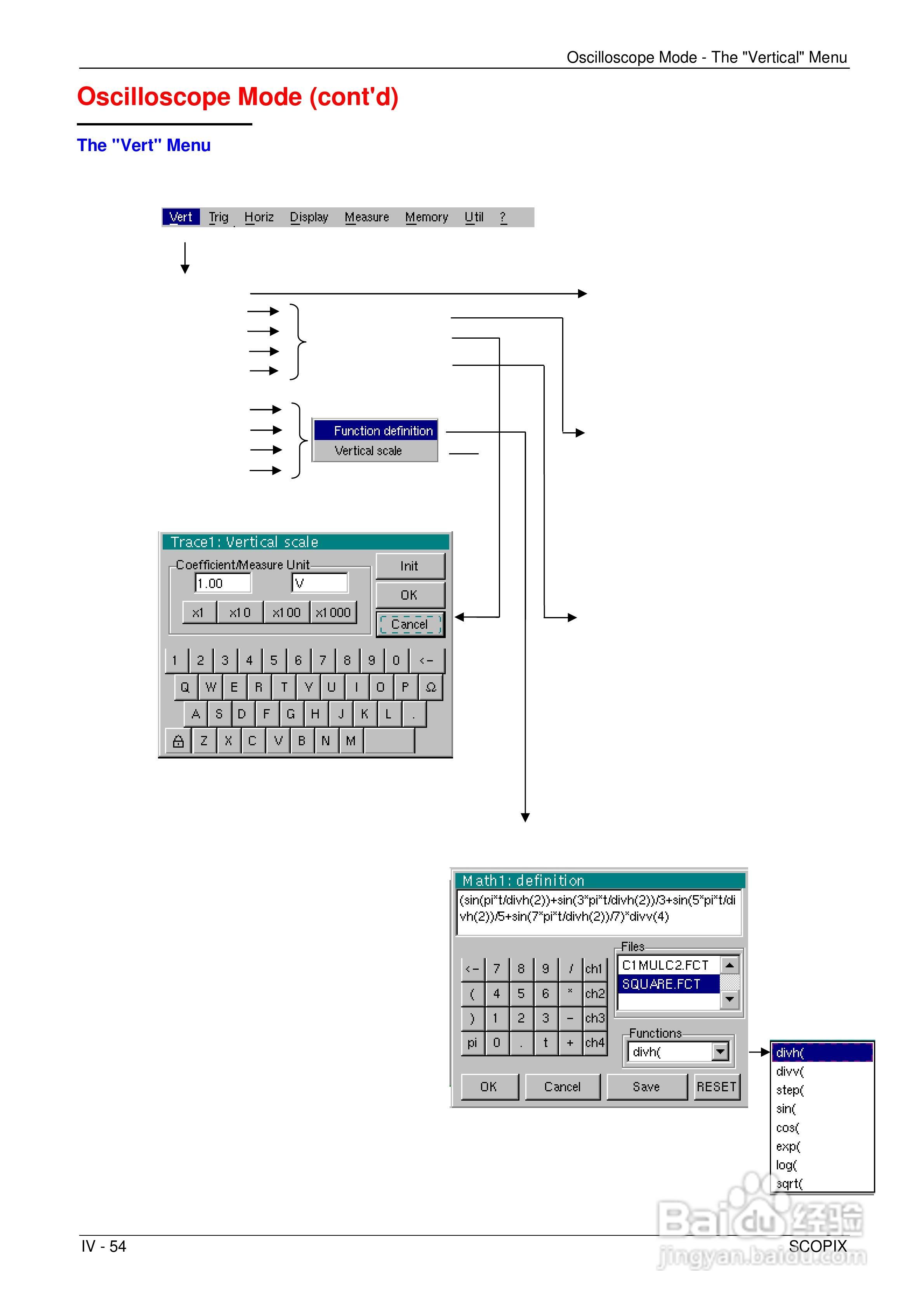 OX7204便携式数字存储示波器用户手册:[6]