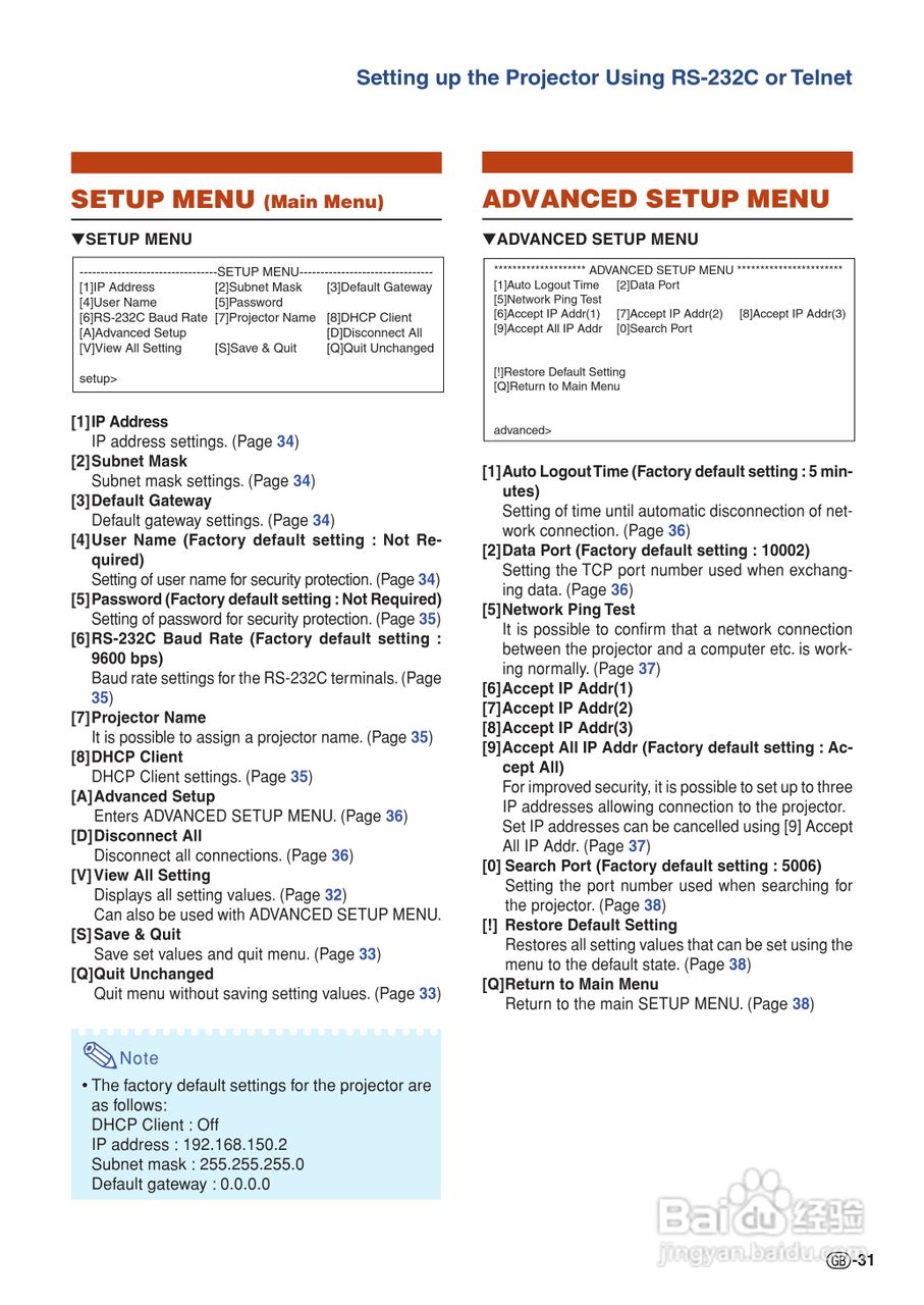 夏普SHARP XG-C435X投影机使用说明书:[4]