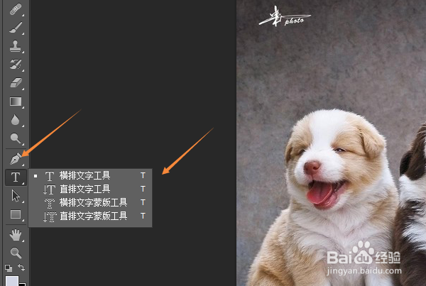 如何用PS在图片上写字