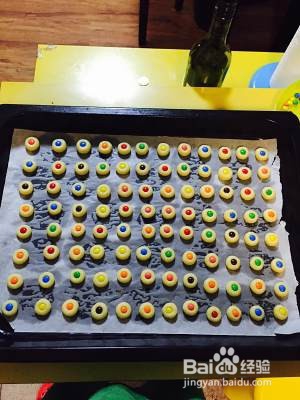 椰子味迷你MM豆曲奇小饼