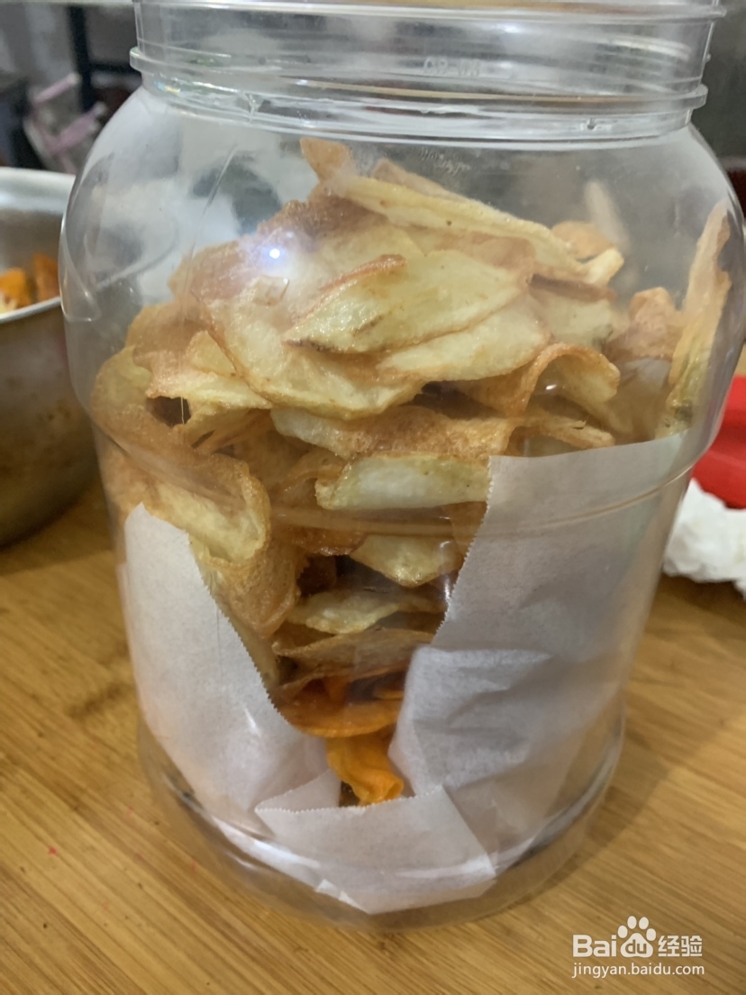 减脂餐土豆红薯片