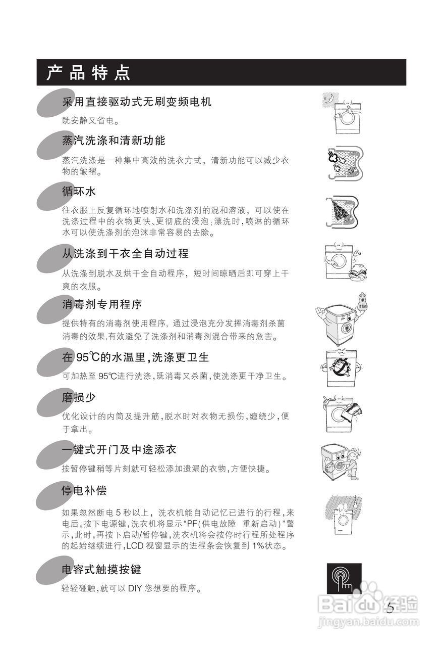 LG WD-A1228ADS洗衣机使用说明书:[1]
