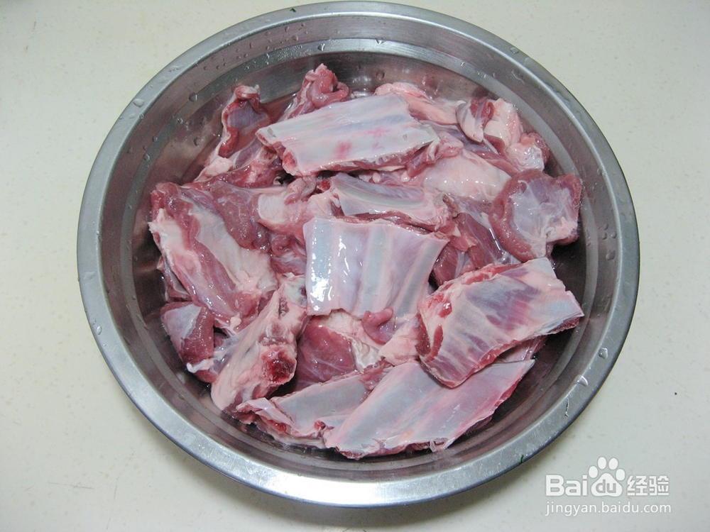 山楂汁做白萝卜羊排煲