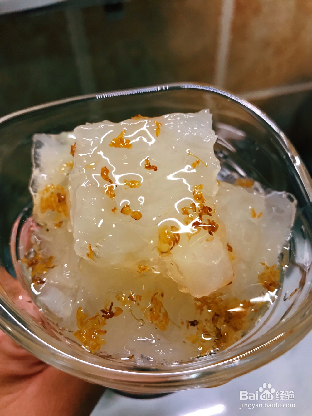 好吃不腻的桂花银耳雪梨