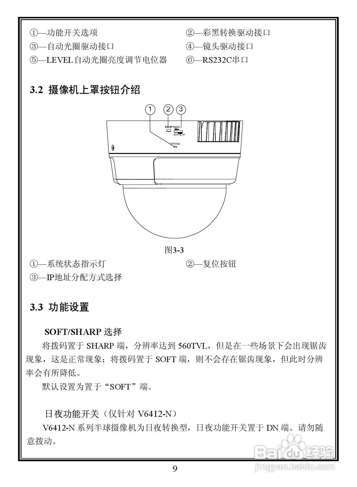 Infinova V6411-N/V6412-N系列室内彩色/日夜型网络半:[2]