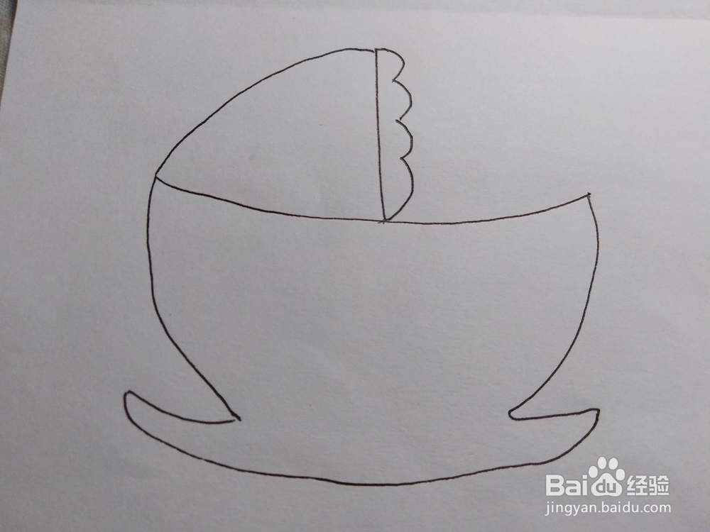 教你怎样画一个简单的摇蓝198