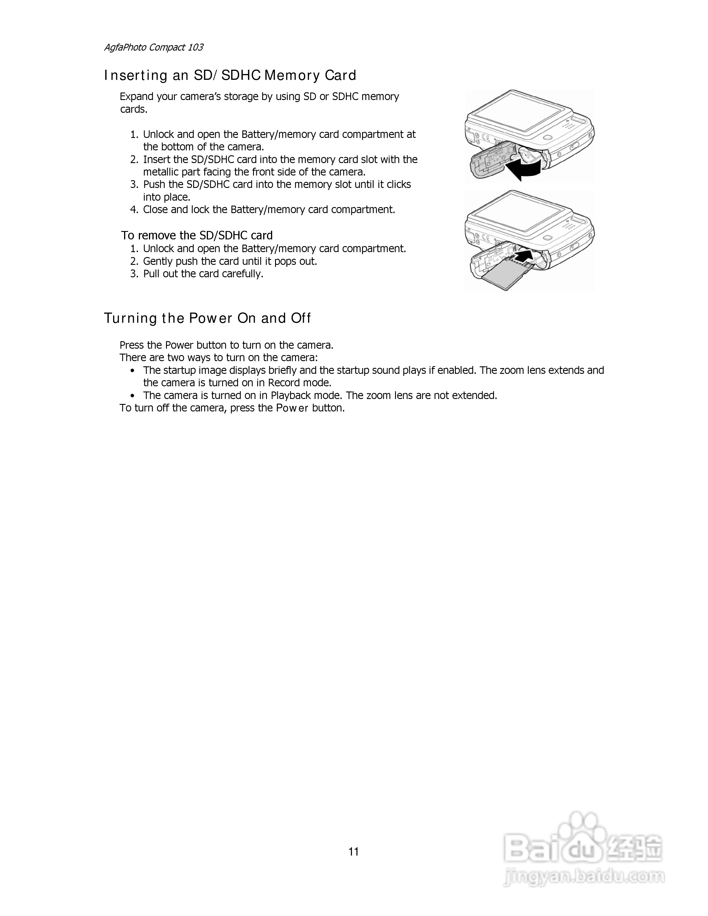 爱克发Compact 103数码相机使用说明书:[2]