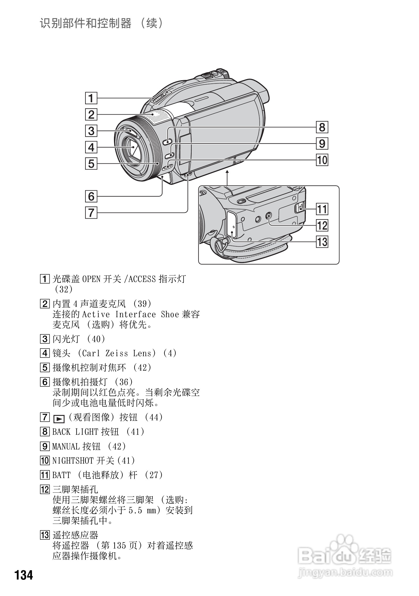 索尼HDR-UX1E数码摄像机使用说明书:[14]