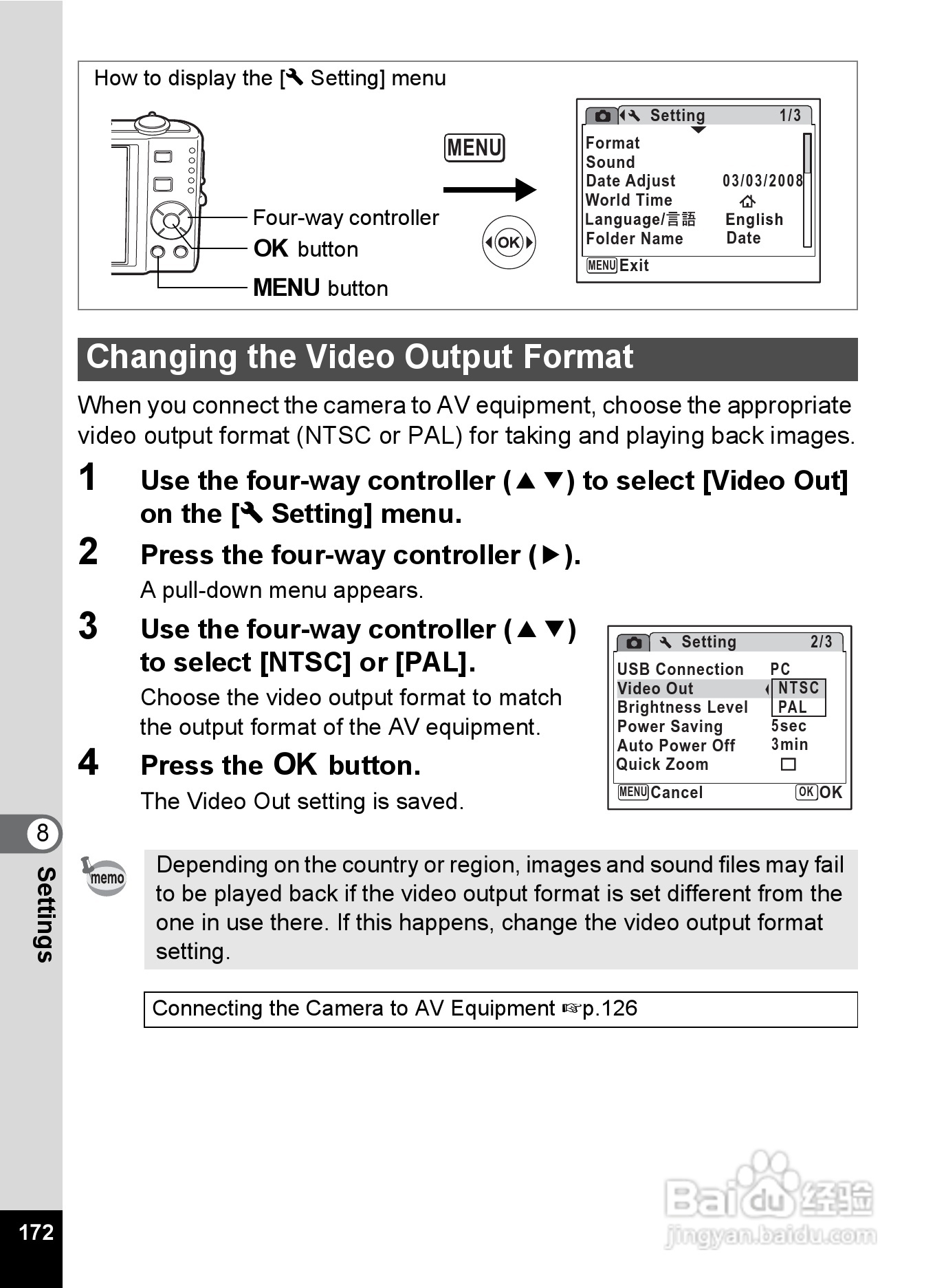 宾得Optio V20数码相机使用说明书:[18]