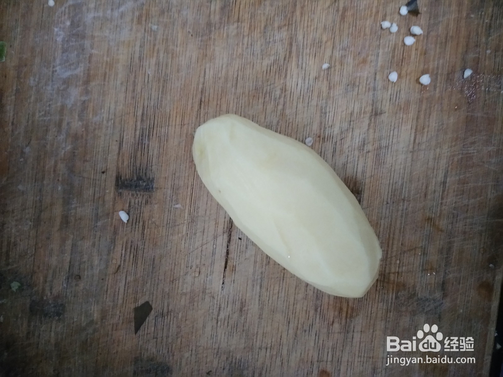 鸭肠炒青椒土豆片