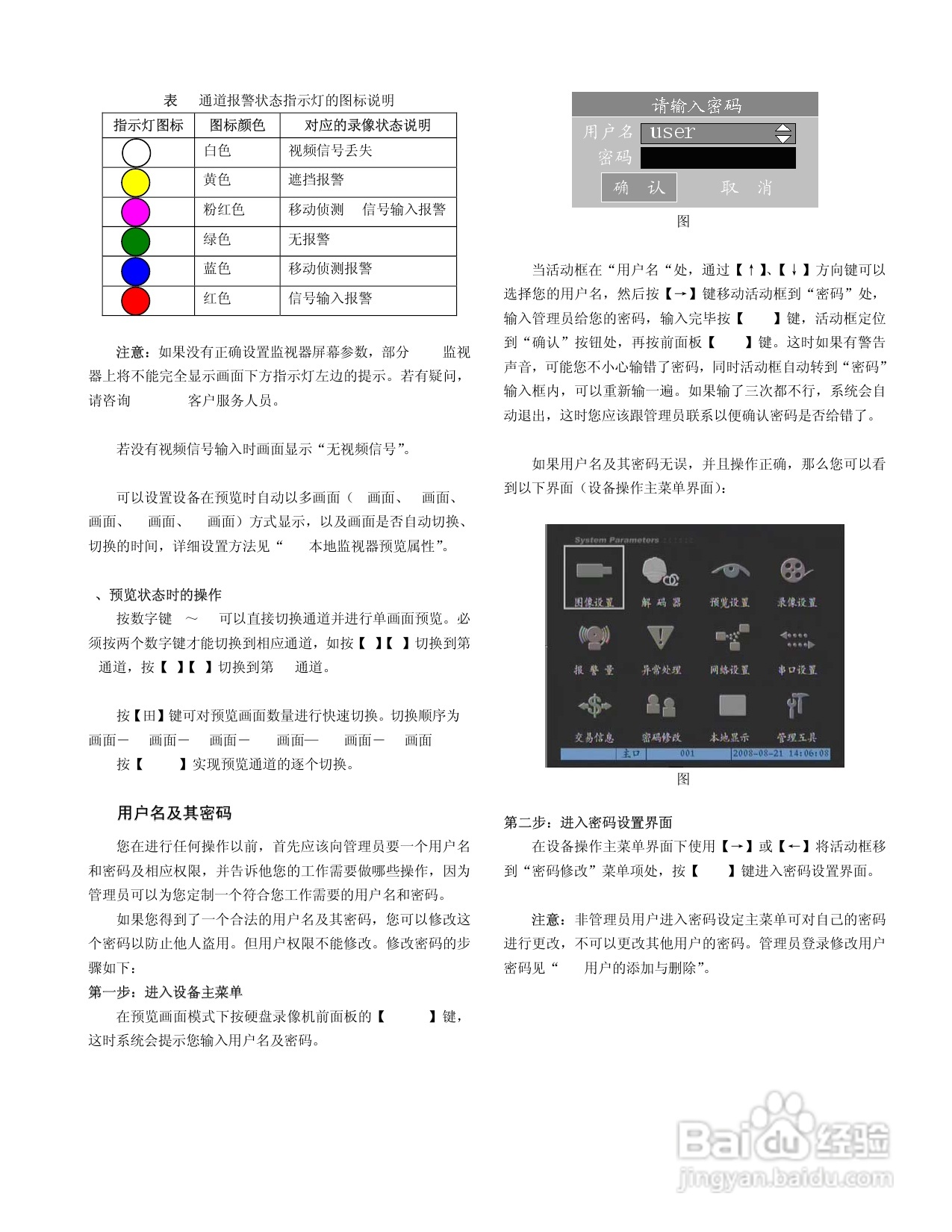 V3011系列嵌入式网络数字硬盘录像机说明书:[2]