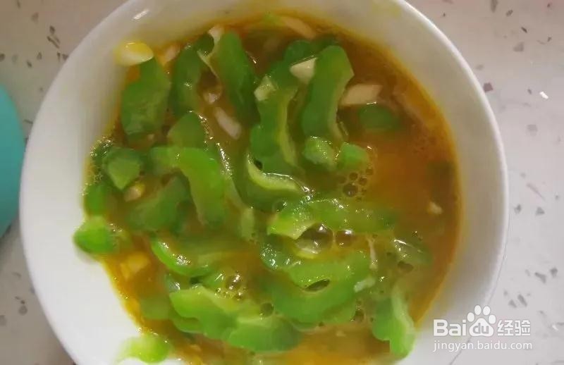 家常苦瓜煎蛋