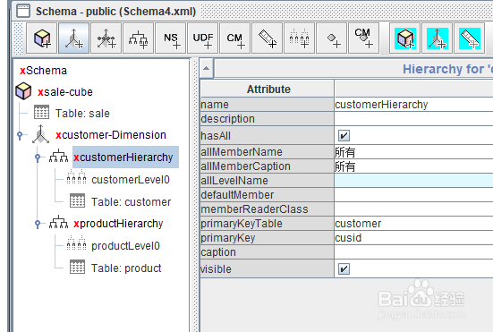 workbench创建cube示例,基于pentaho平台