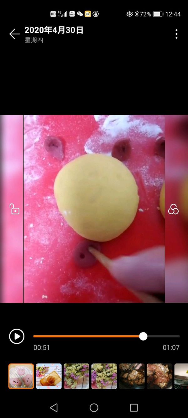 #美食视频挑战赛# 小猪馒头